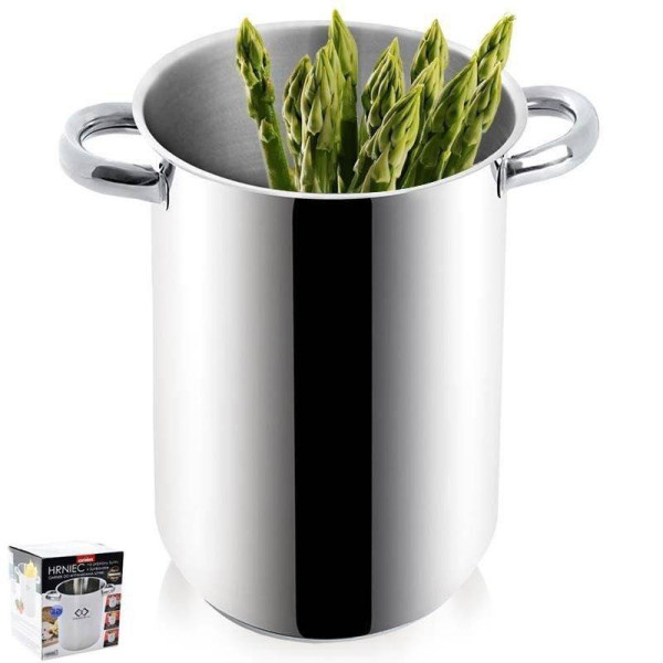 Garnek do szparagów i szynkowaru stalowy 14 cm 3,2 l