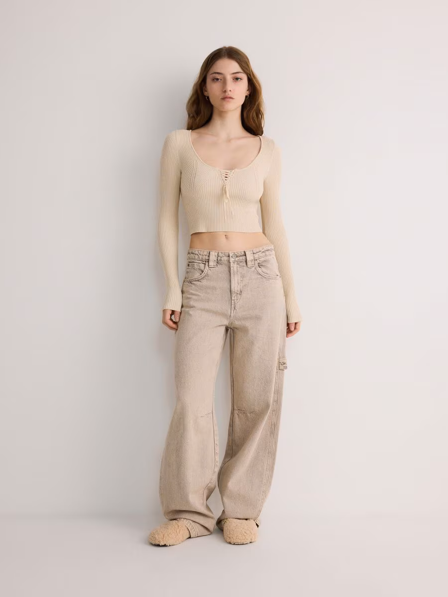 Blouse With Tie Detail