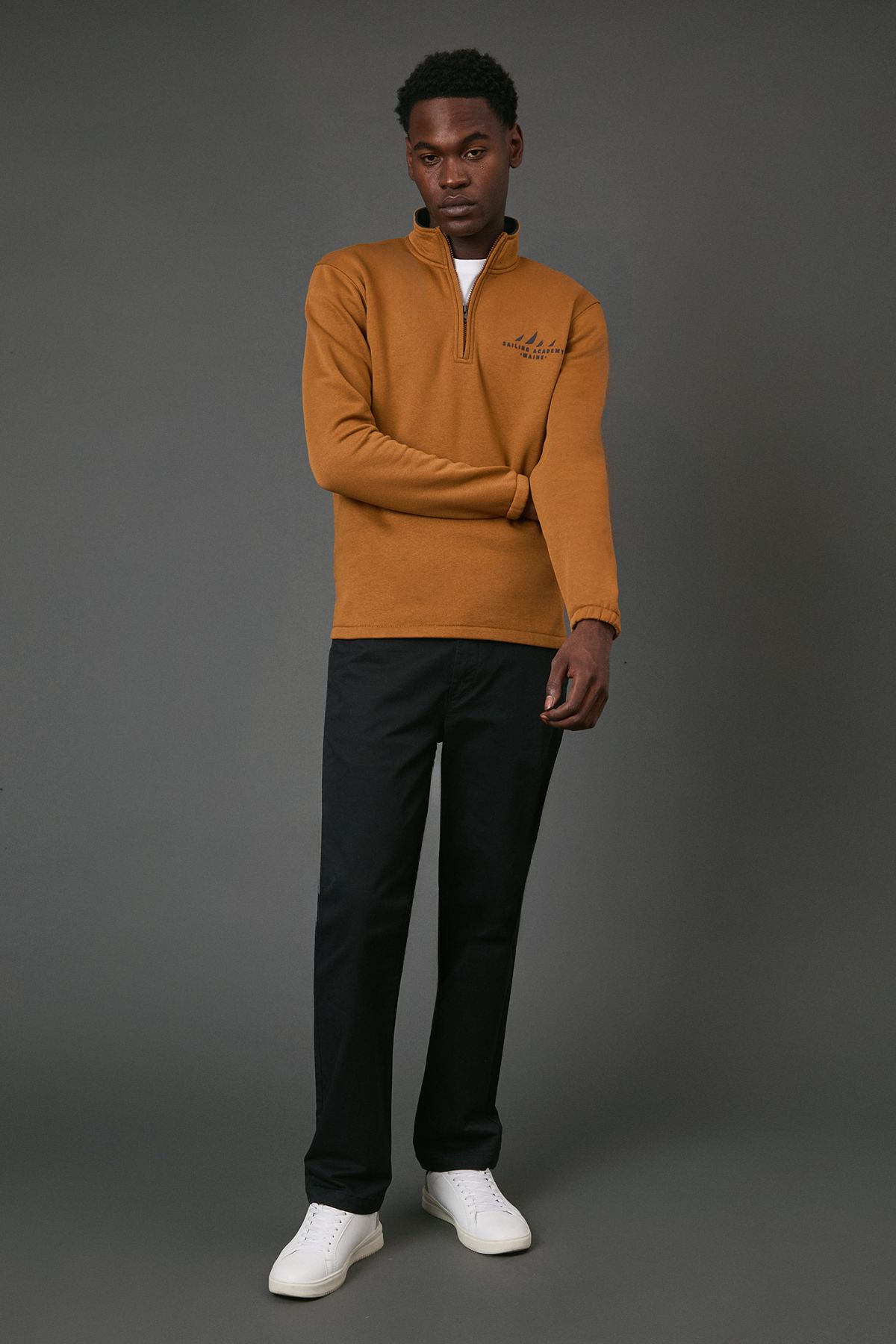 Maine Tobacco Sailing Academy Half Zip Jumper