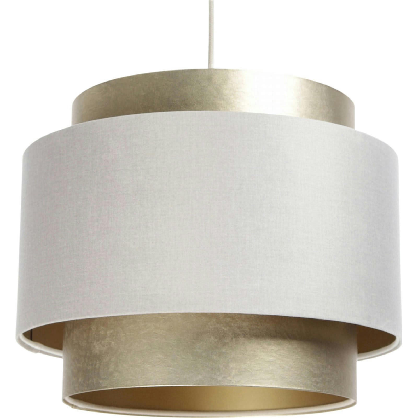 DOBLO - Suspension Tissu Blanc 40x40x31 cm