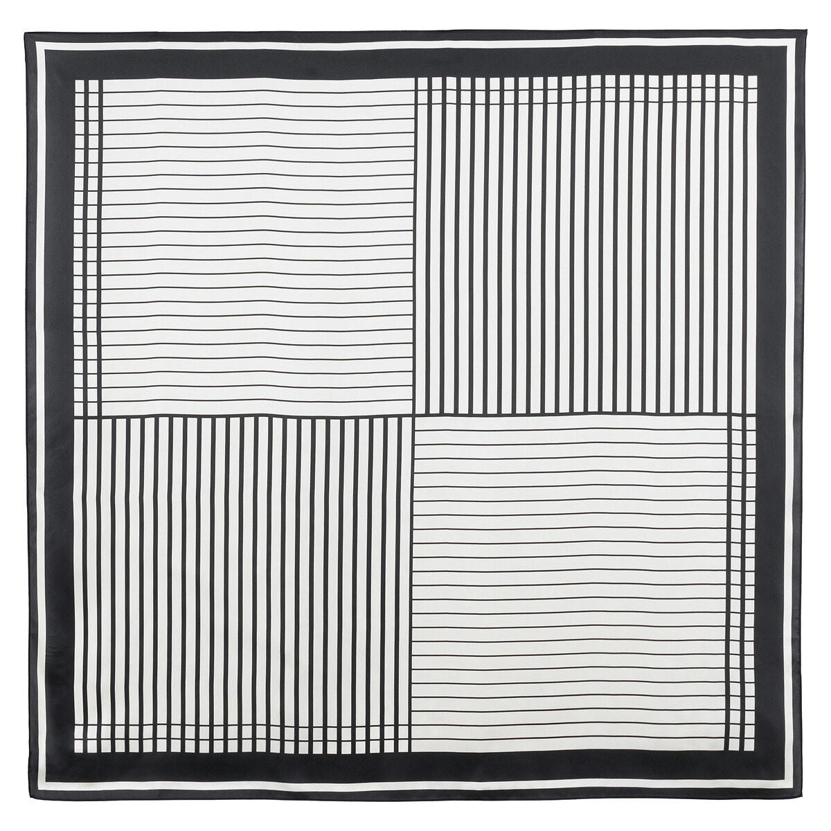 Foulard imprimé à rayures