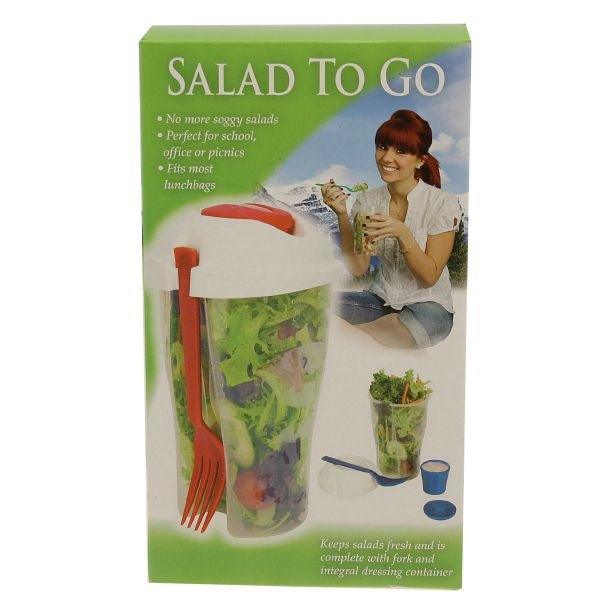 Salad To Go Container With Fork