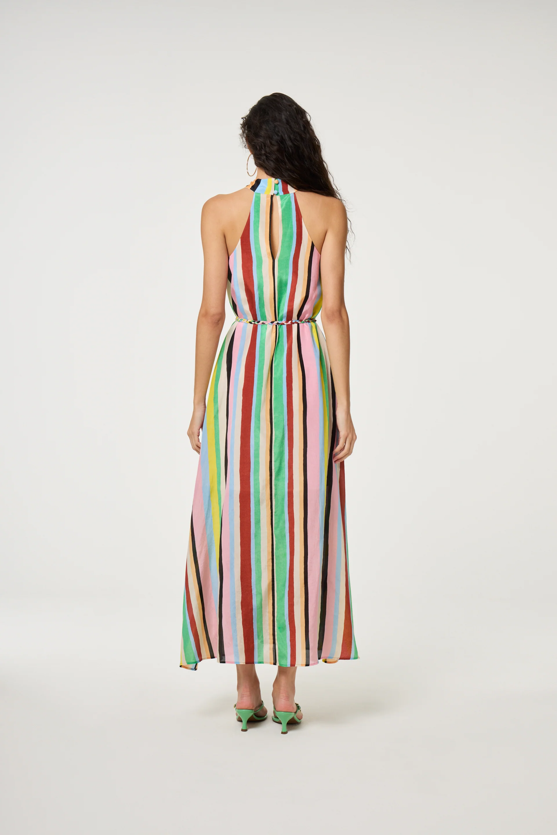Estelle Dress | Light Blue/Navy