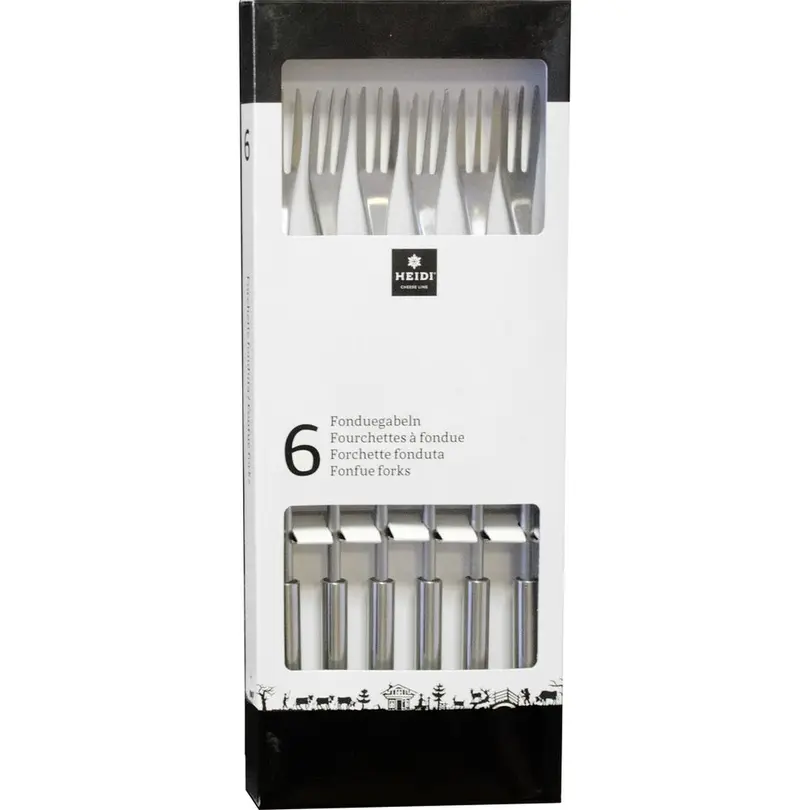 Fondue-Gabeln 6er-Set Garnitur