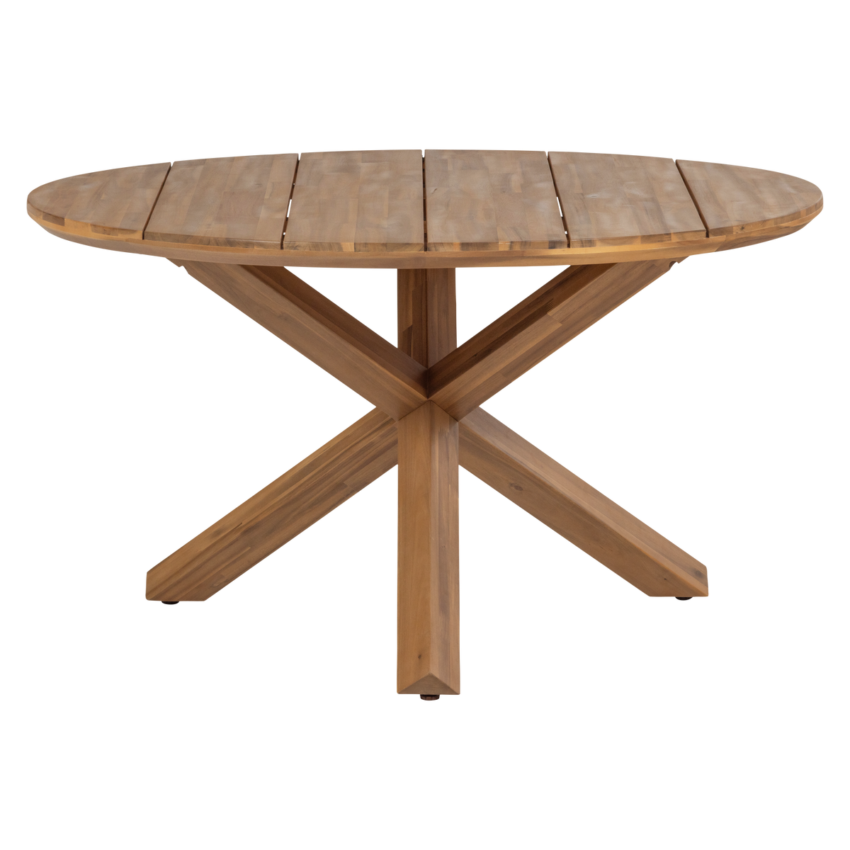 WOOOD tuintafel rond Kiro - Acacia Hout - Naturel - 76x135x135