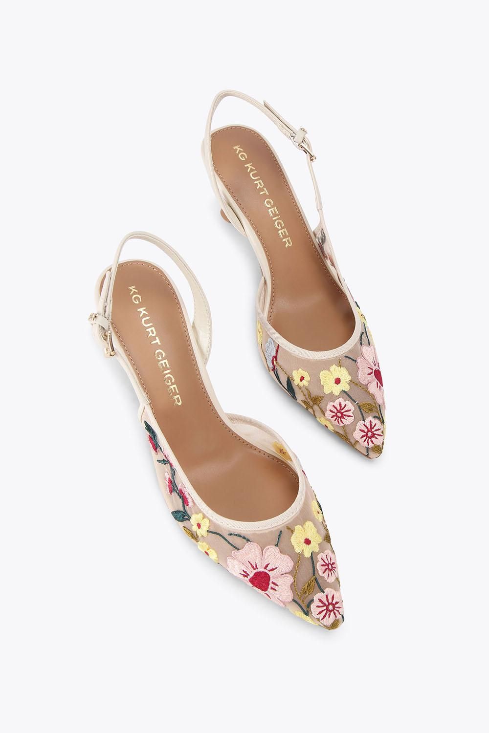 KG Kurt Geiger Aria Low2' Fabric Heels