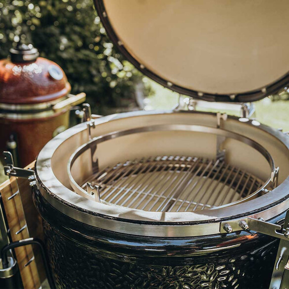 2 demi grilles inox barbecue Classic et ONE / TWO / Avantgarde 55 ⌀ 46 cm - Monolith*