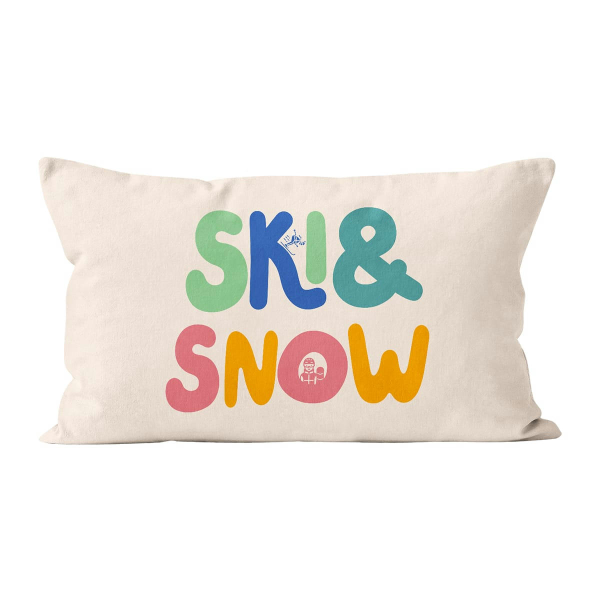 - Coussin dessin velours couleur 40x67cm