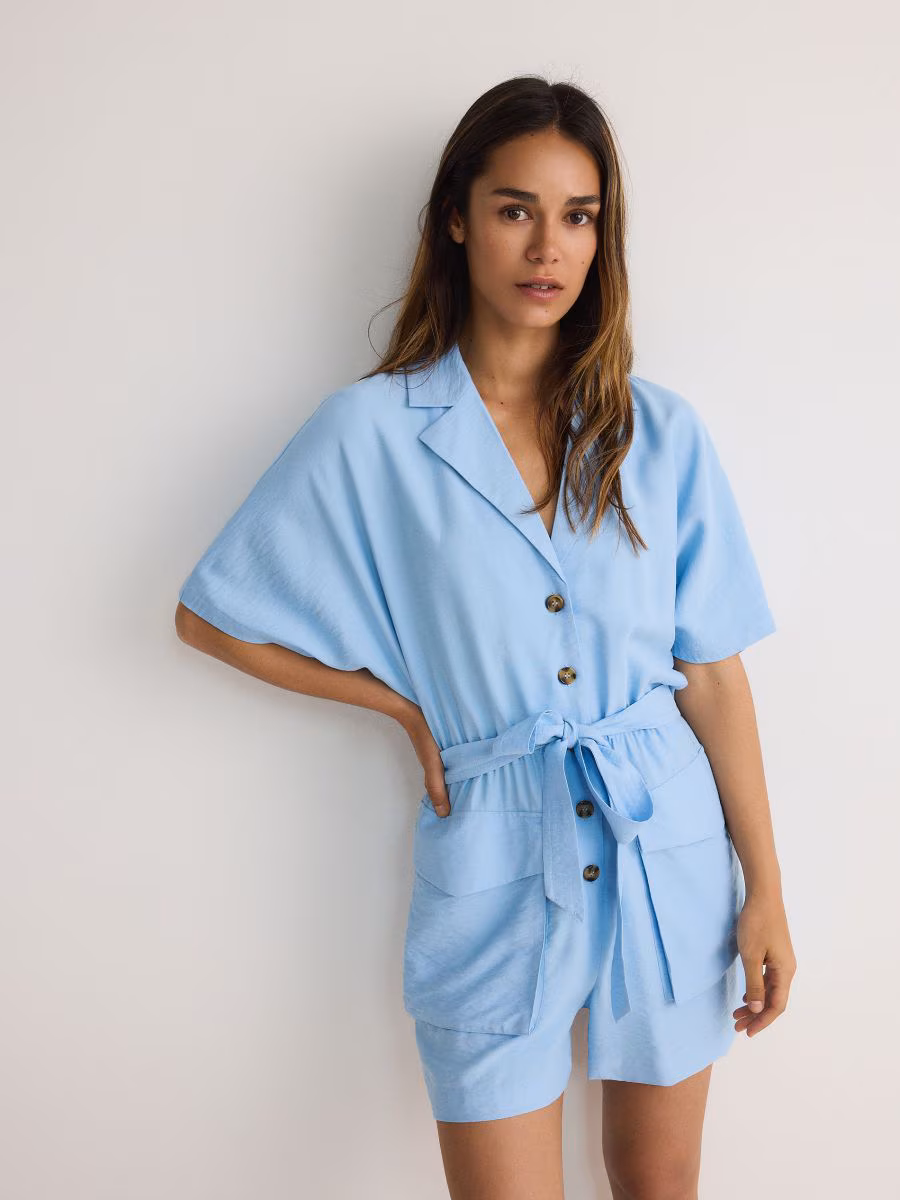 Playsuit With Back Cut-Out