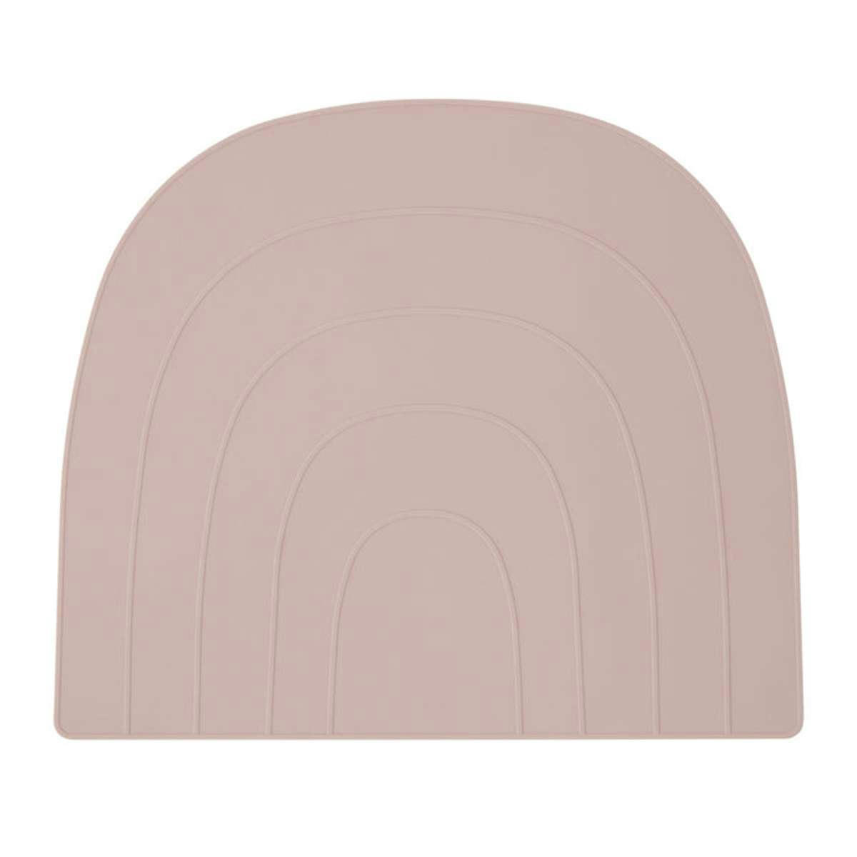 RAINBOW - Sets de table rose en silicone H0,2x34x41cm