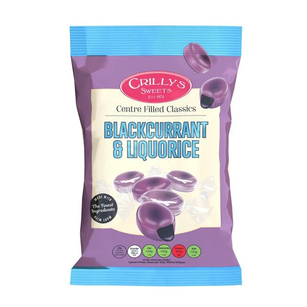 Crillys Blackcurrant & Liquorice 130G