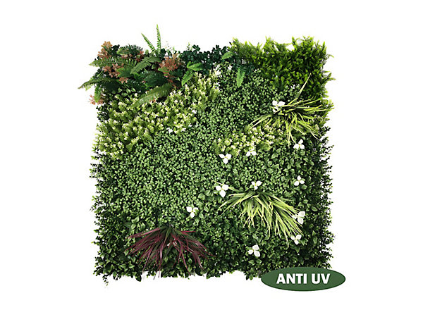 Mur végétal synthétique vert - pack de 1m² - LAHTI
