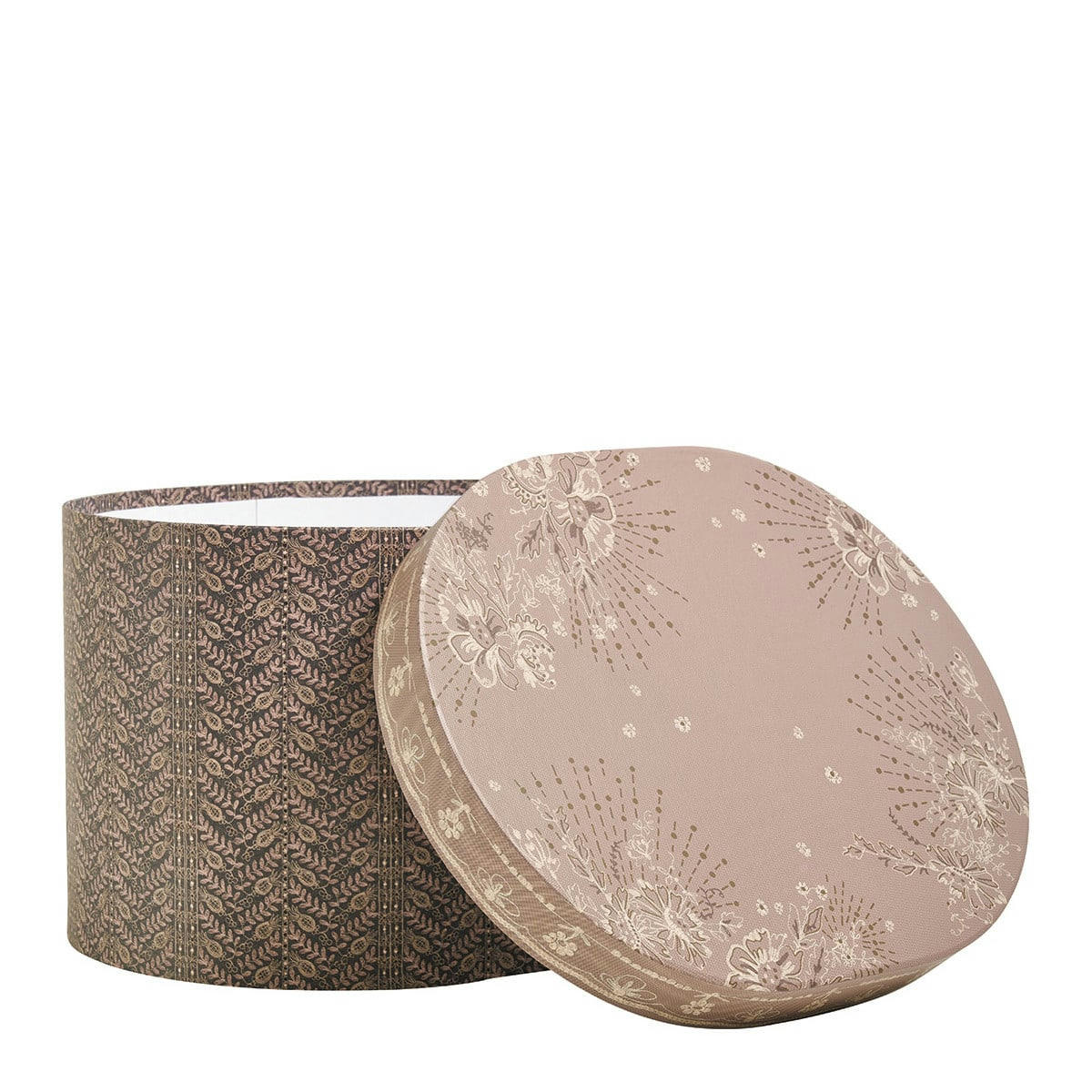 - Set de 3 boîtes à chapeaux ovales