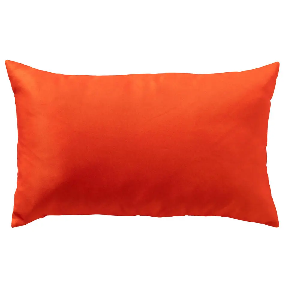 APOLLO - buitenkussen 30x50 cm - gestreept - Cherry Tomato - rood