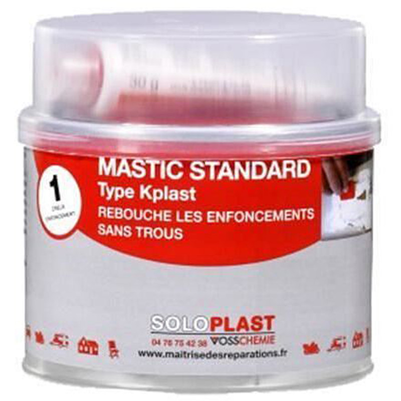 Mastic de remplissage Kplast avec durcisseur 0,461 kg SOLOPLAST