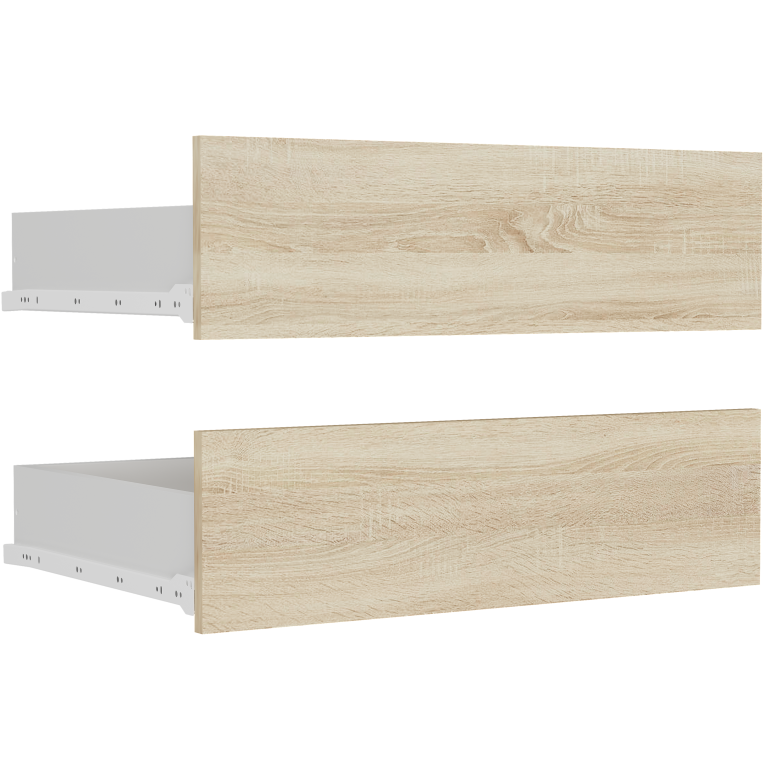 Szuflady do szafy przesuwnej Framire Norvio 250 cm kolor sonoma