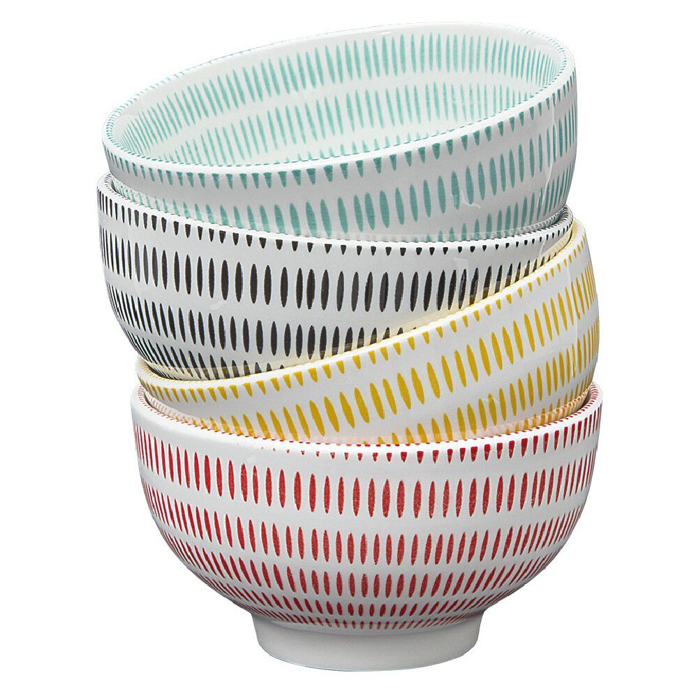Coupelle porcelaine décor géométrique