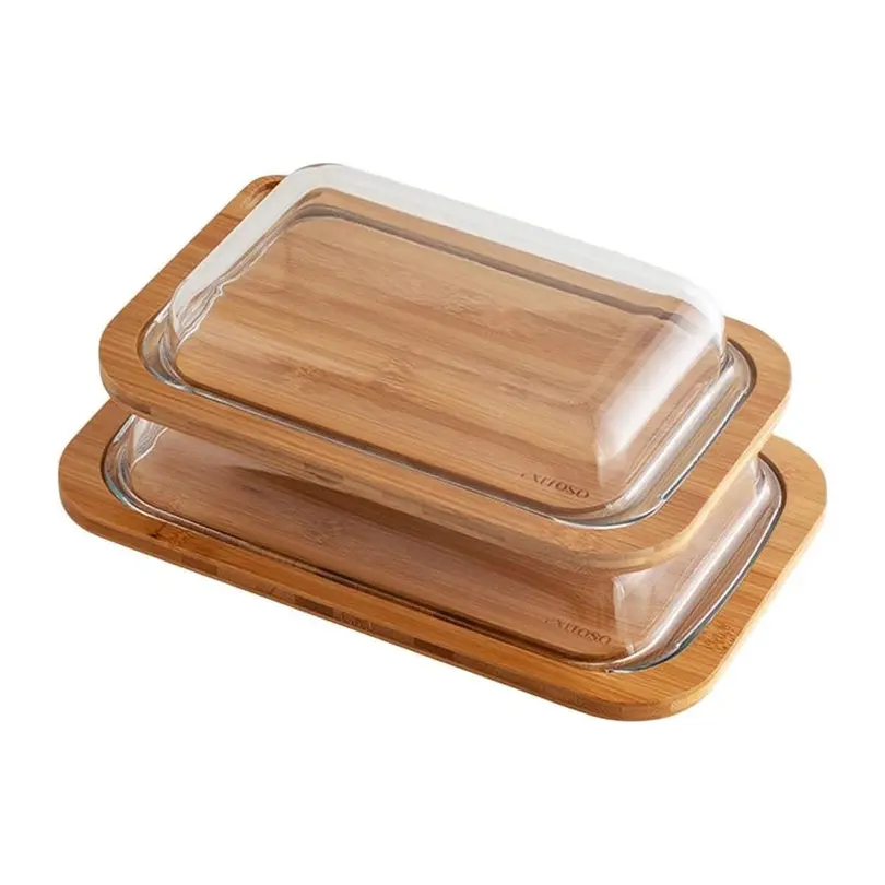 Behälter 2er-Set Vorratsbehälter mit Glaskuppel