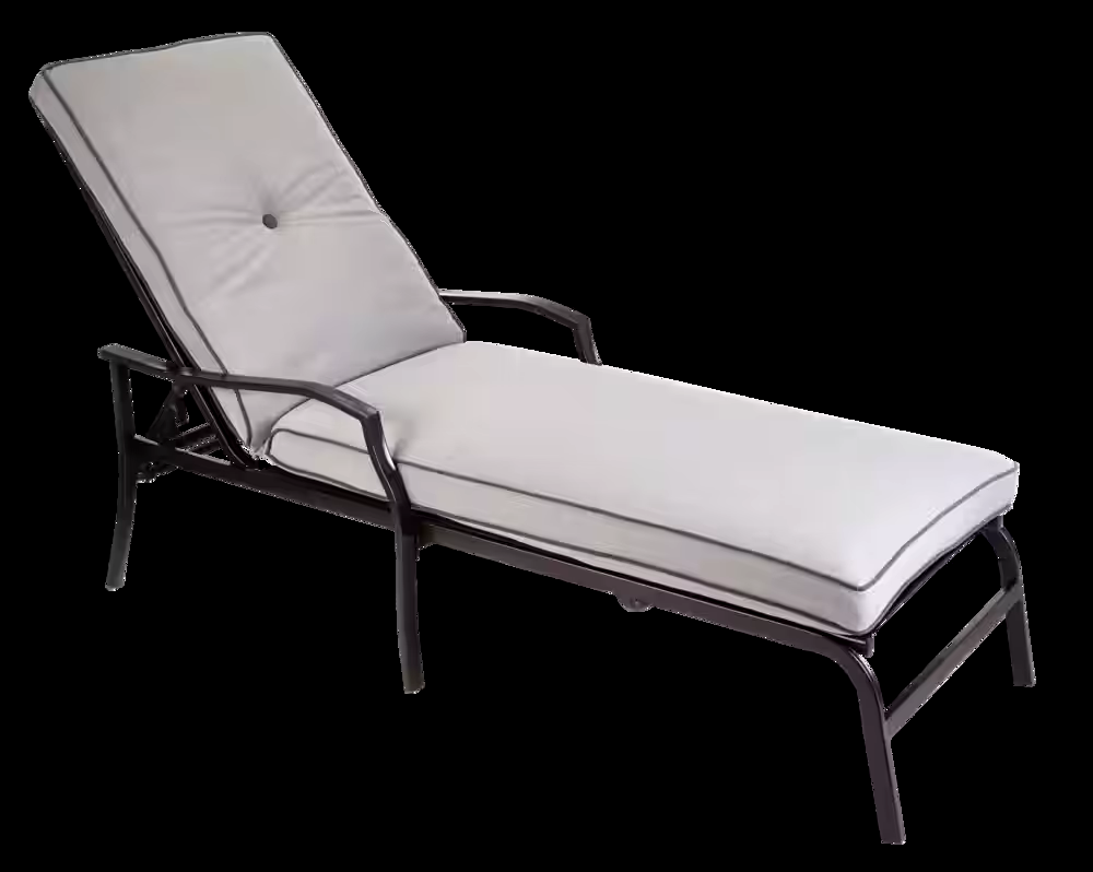 For Living Bluebay Cushioned Outdoor/Patio Chaise Lounger