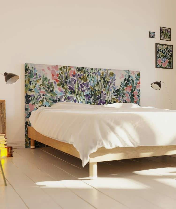 INFLORESCENCE - Tête de lit avec housse Multicolore 160 cm