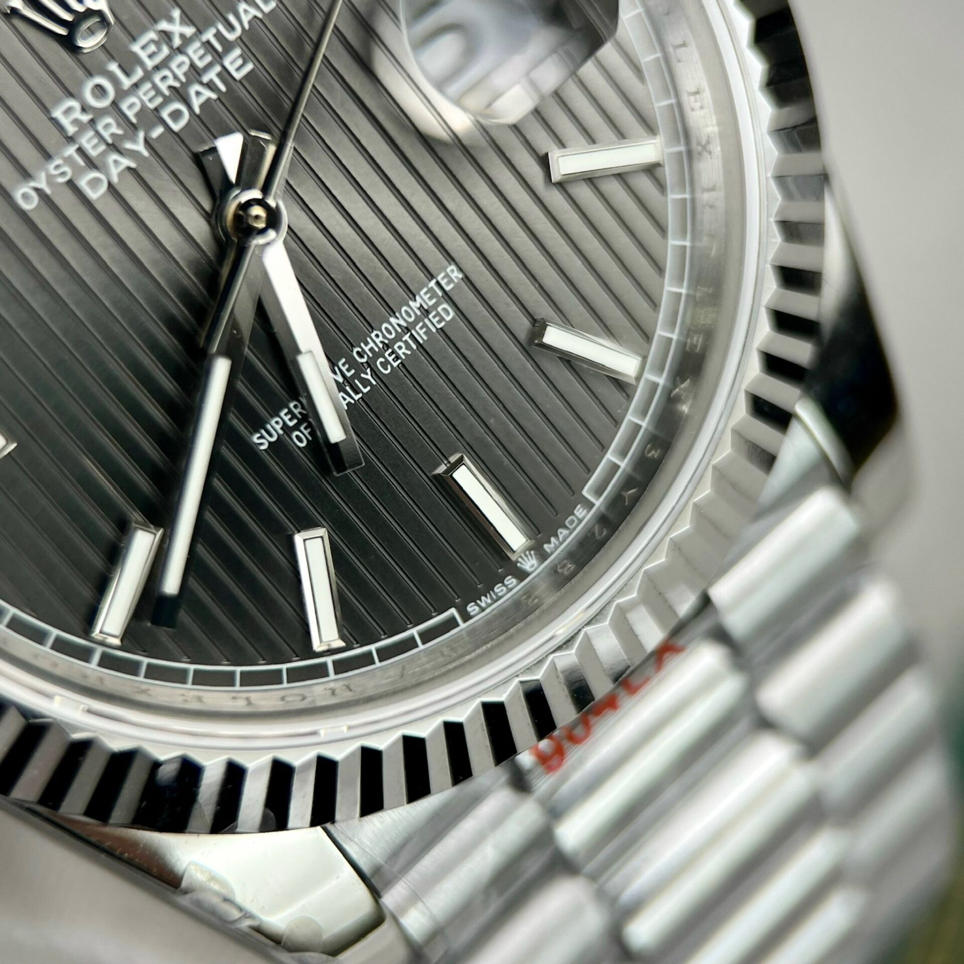 Rolex Day-Date 228236 904L Steel Grey Dial 40mm Super Clone