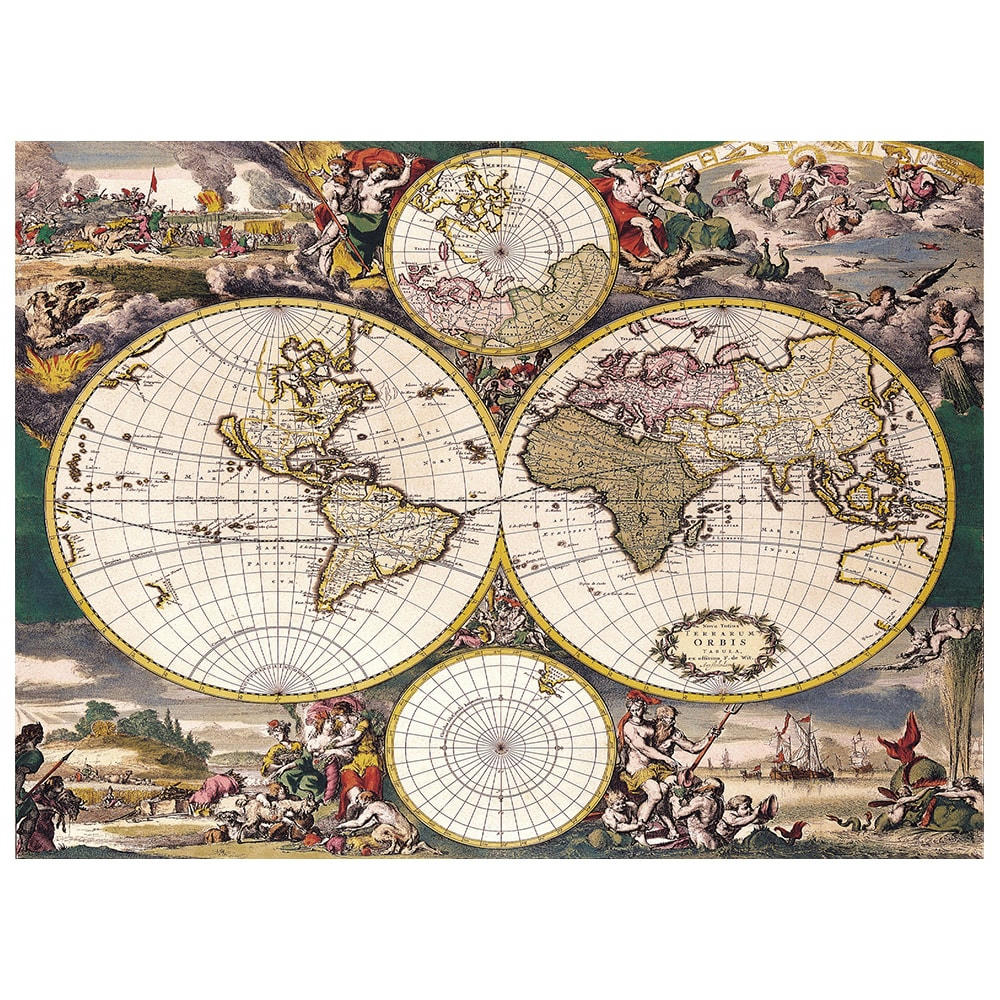 - Tableau cartographie ancienne carte No.37 40x50cm