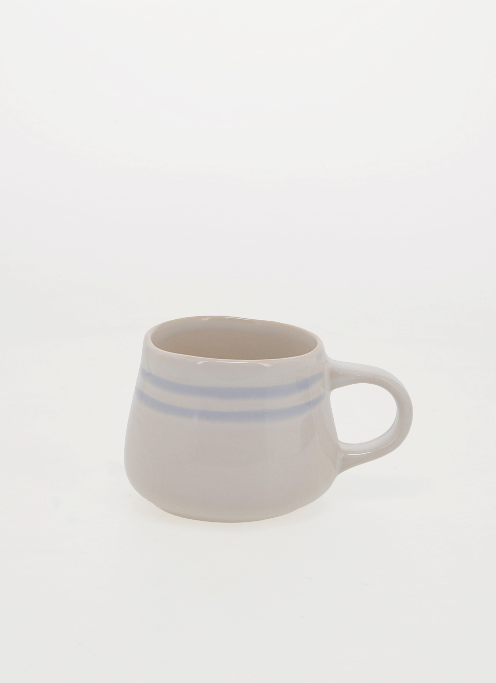 MUG EN GRÈS CIEL CRÈME / BLEU