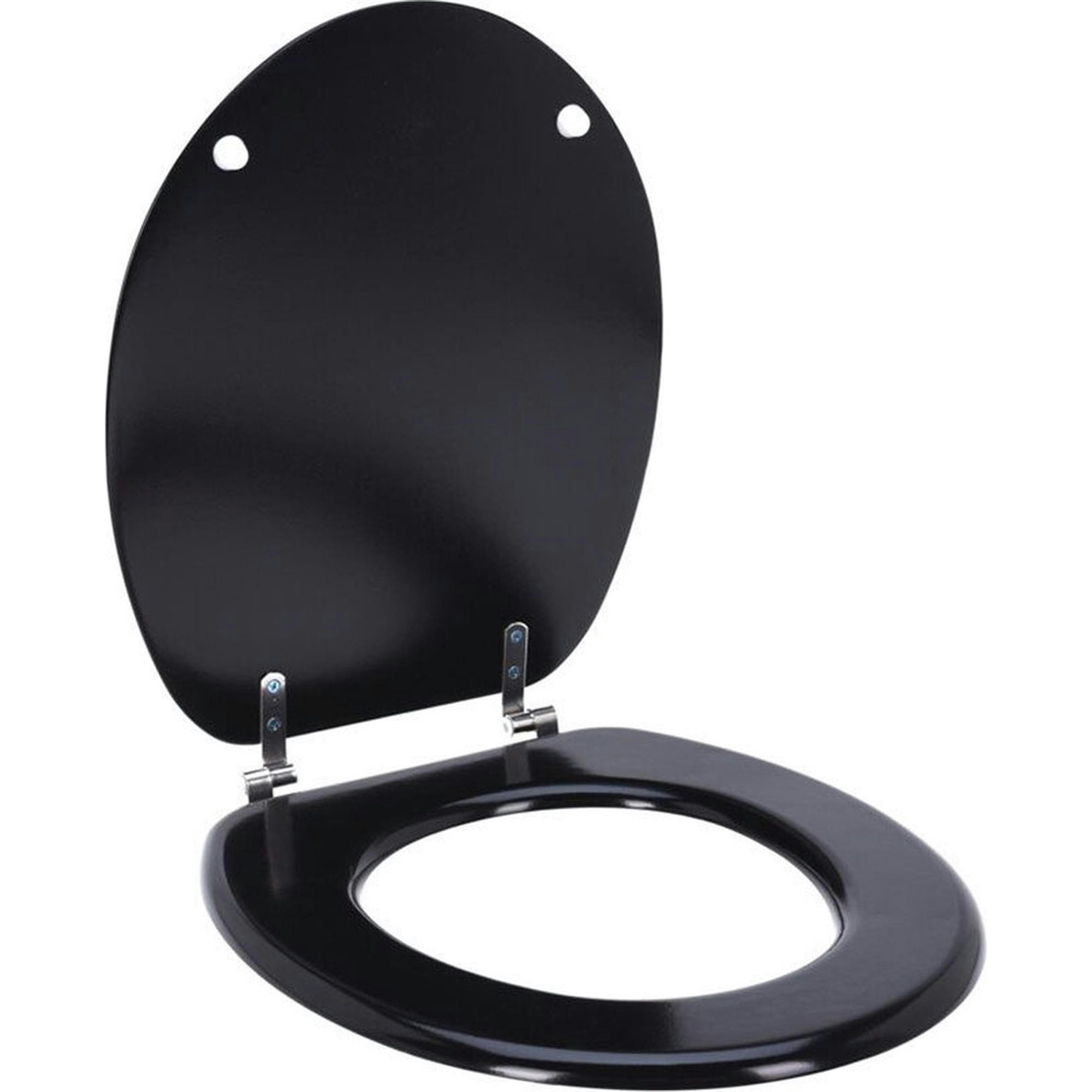 - Abattant WC bois MDF noir