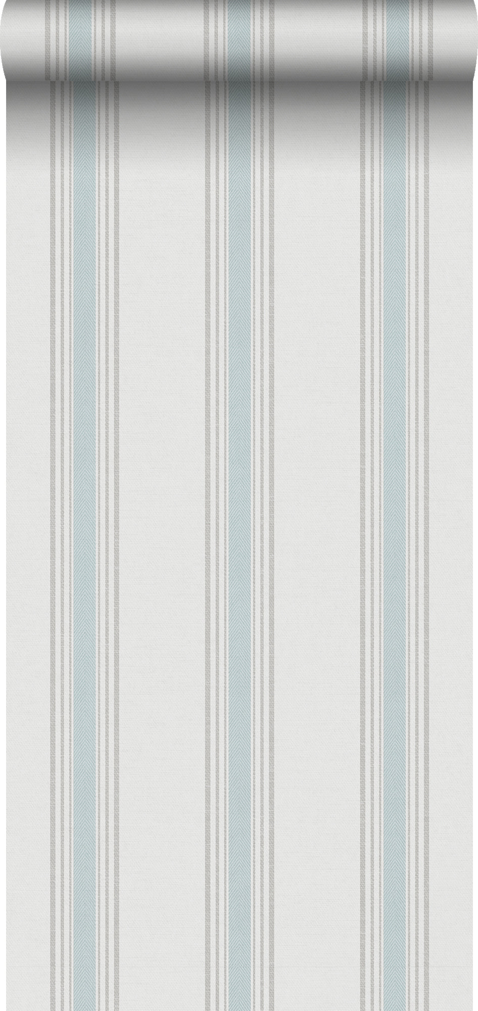 Sanders & Sanders behang strepen lichtblauw en beige - 53 cm x 10 m - 640202