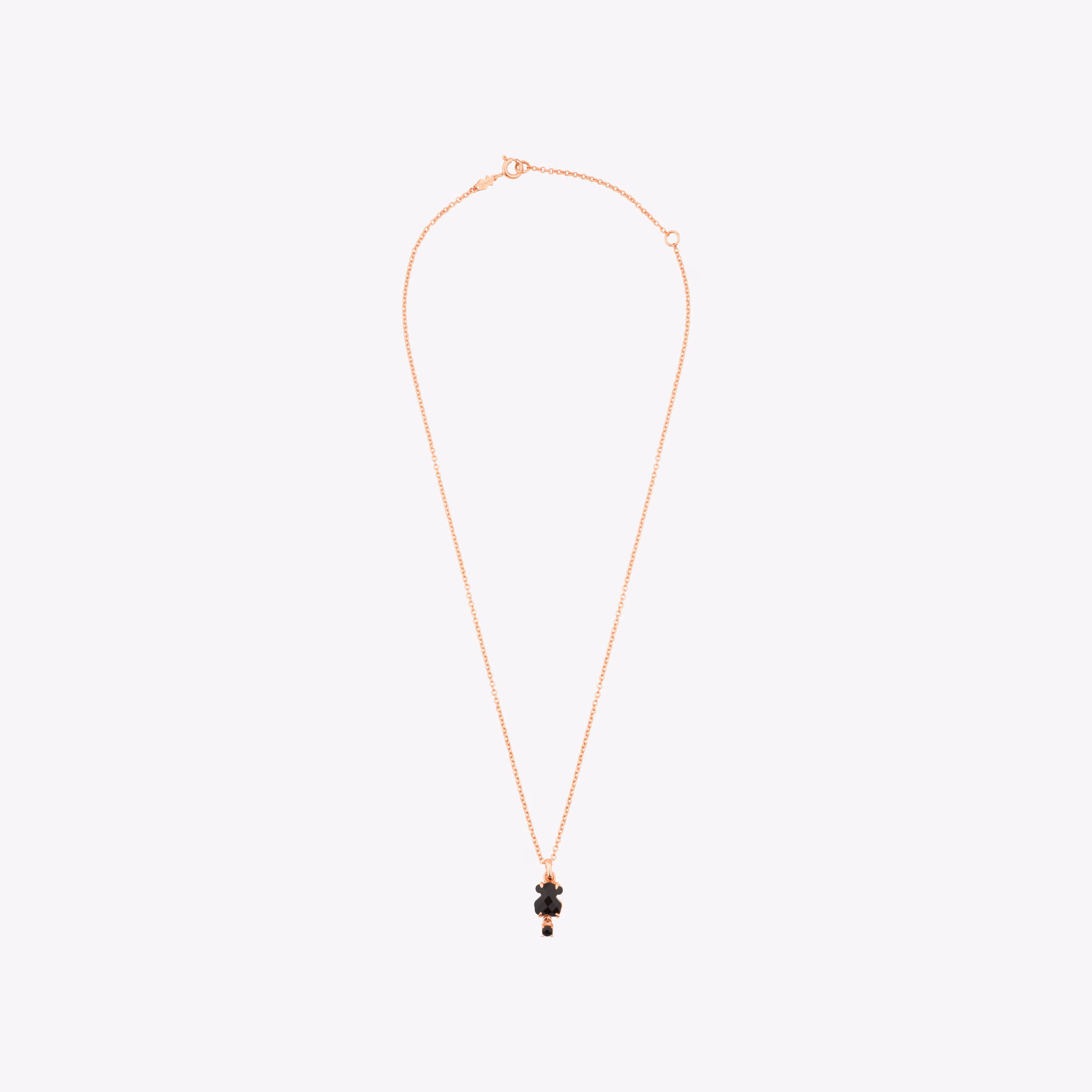 Collar con baño de oro rosa 18 kt sobre plata Erma