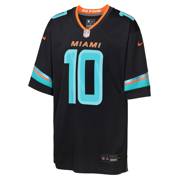 Tyreek Hill Miami Dolphins Nike Youth 2025 Rivalries Collection Game Jersey - Pitch Blue