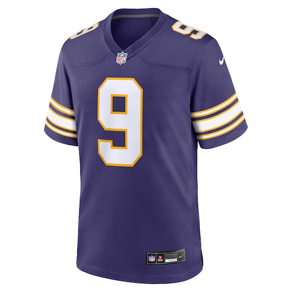 J.J. McCarthy Minnesota Vikings Nike 2nd Alternate 2024 NFL Draft First Round Pick Player Game Jersey - Purple