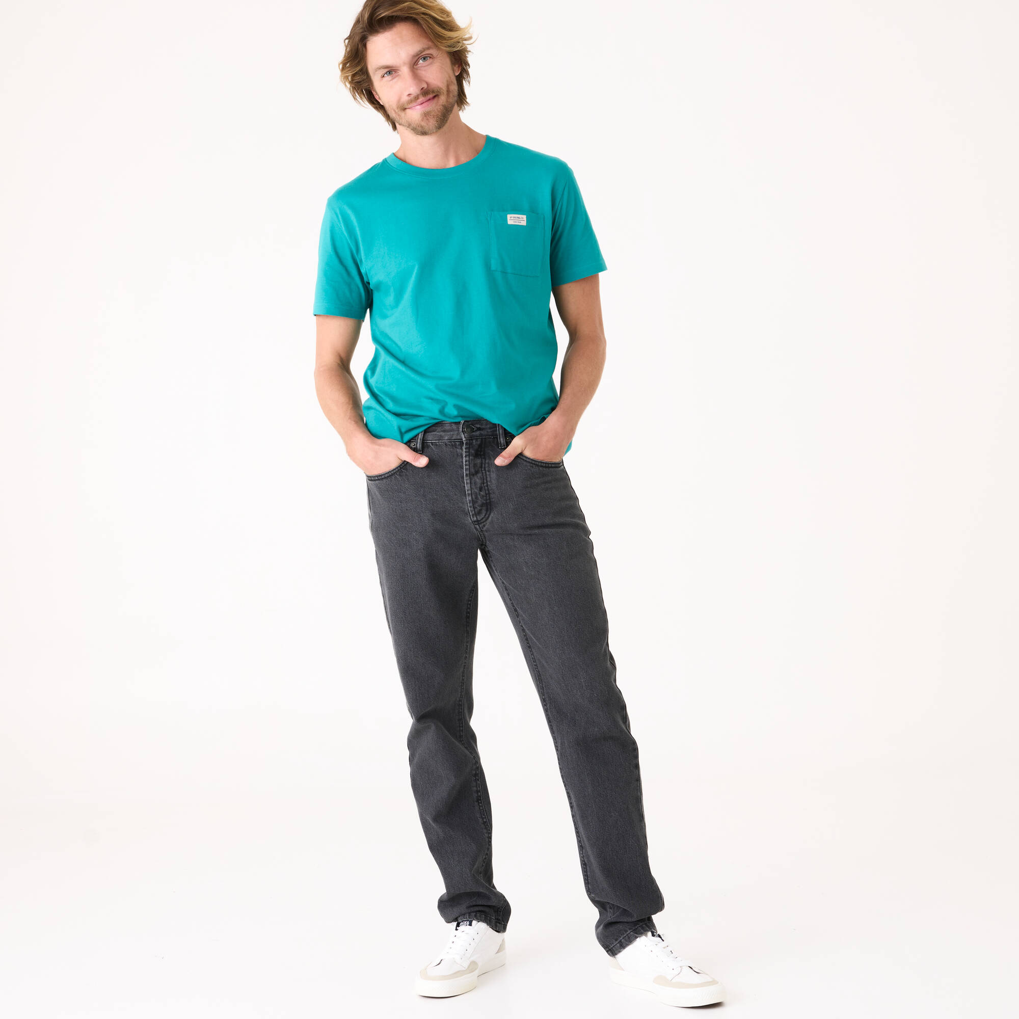 Jean droit basique 100% coton - L28