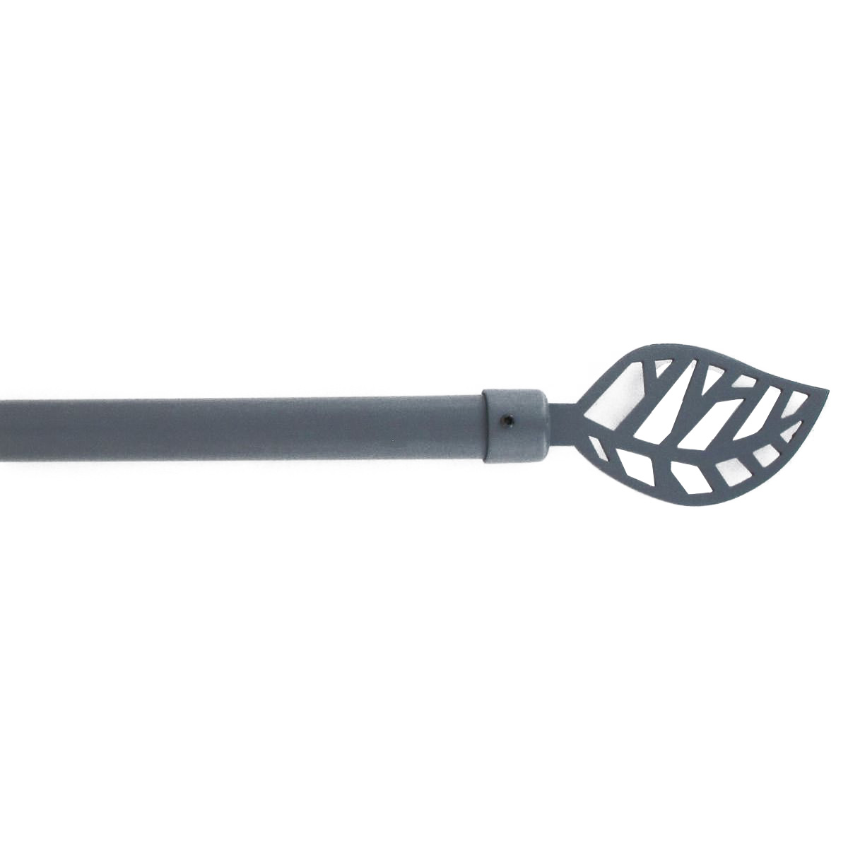 Kit varão extensível cinza 210-380cm