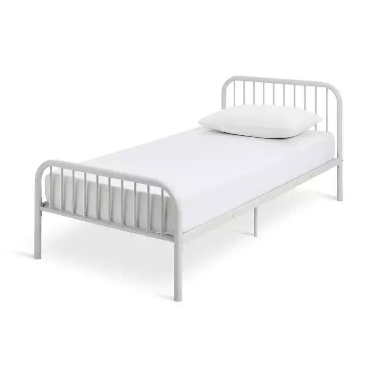 Habitat Ward Single Metal Bed Frame - Grey