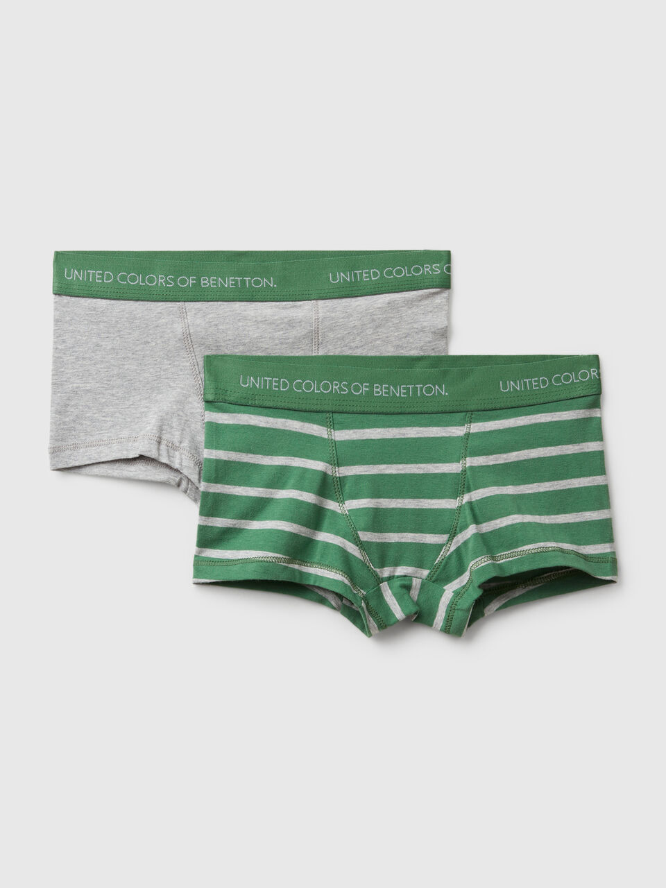 Two boxers in stretch cotton