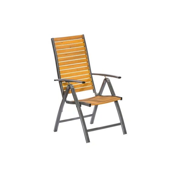Klappsessel »Santorin«, BxHxT: 56 x 109 x 62 cm, Aluminium/Akazienholz