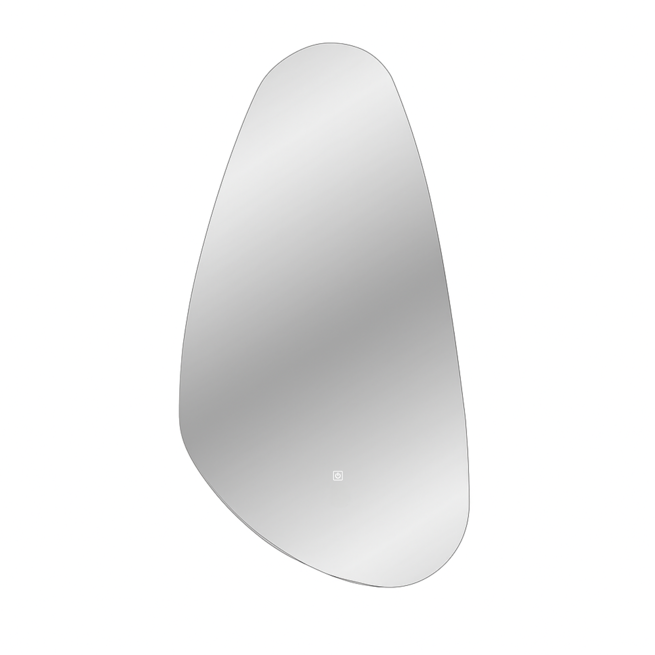 Balneo Lustro Podświetlane Led Łazienkowe Nieregularne Sora 55x100 Antypara