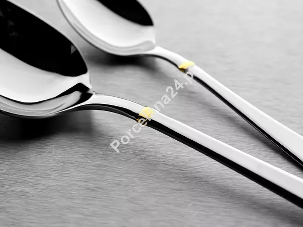 Komplet sztućców 65 cz. na 12 osób Pintinox 1929 - Leonardo złocone (3.0 mm) 0509