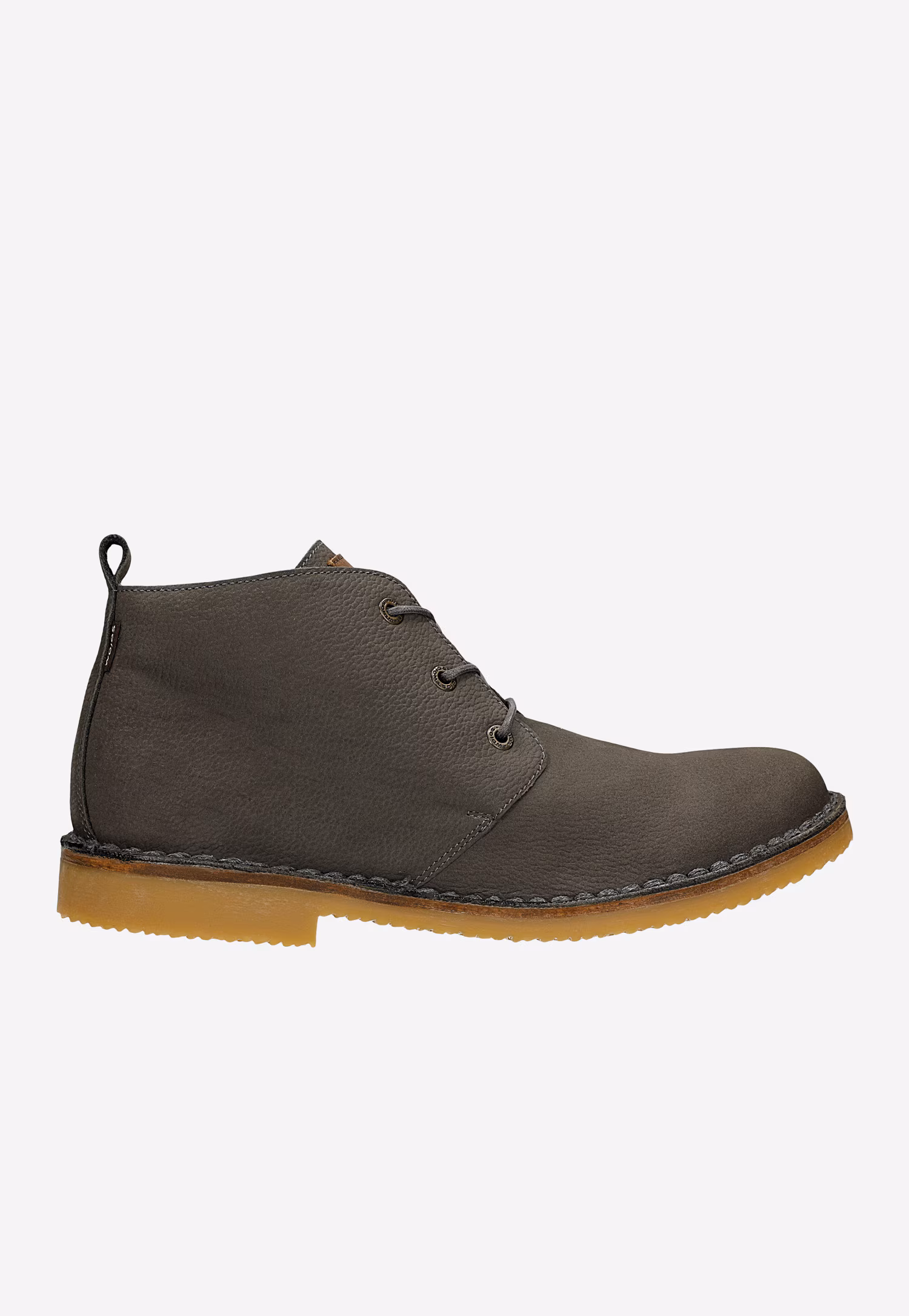 Ciemnoszare trzewiki męskie chukka boots