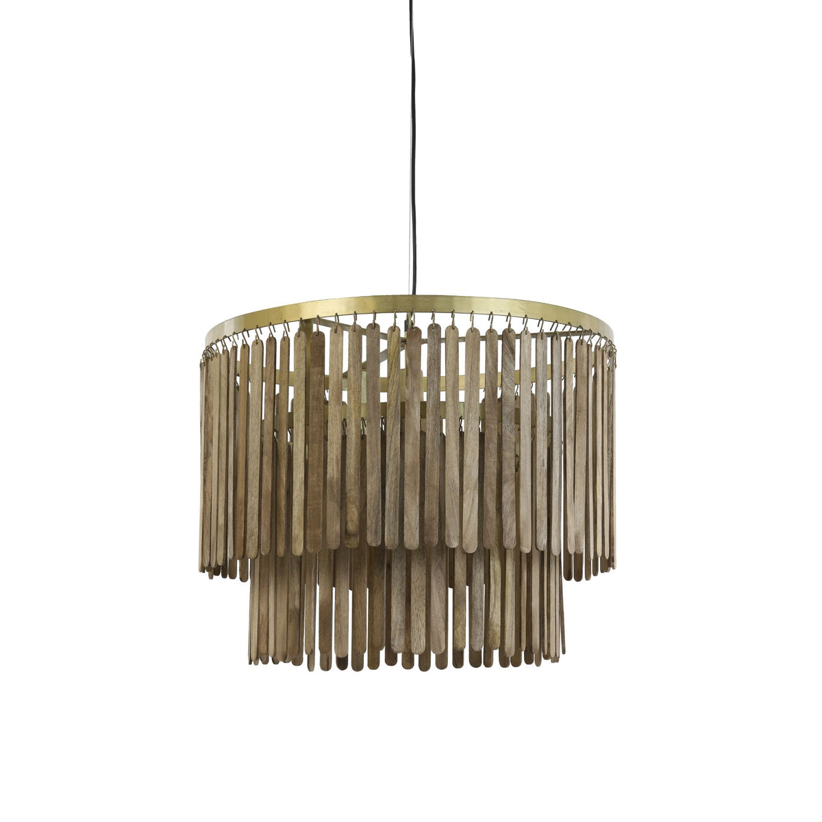 Light & Living hanglamp Gularo - bruin - Ø60cm