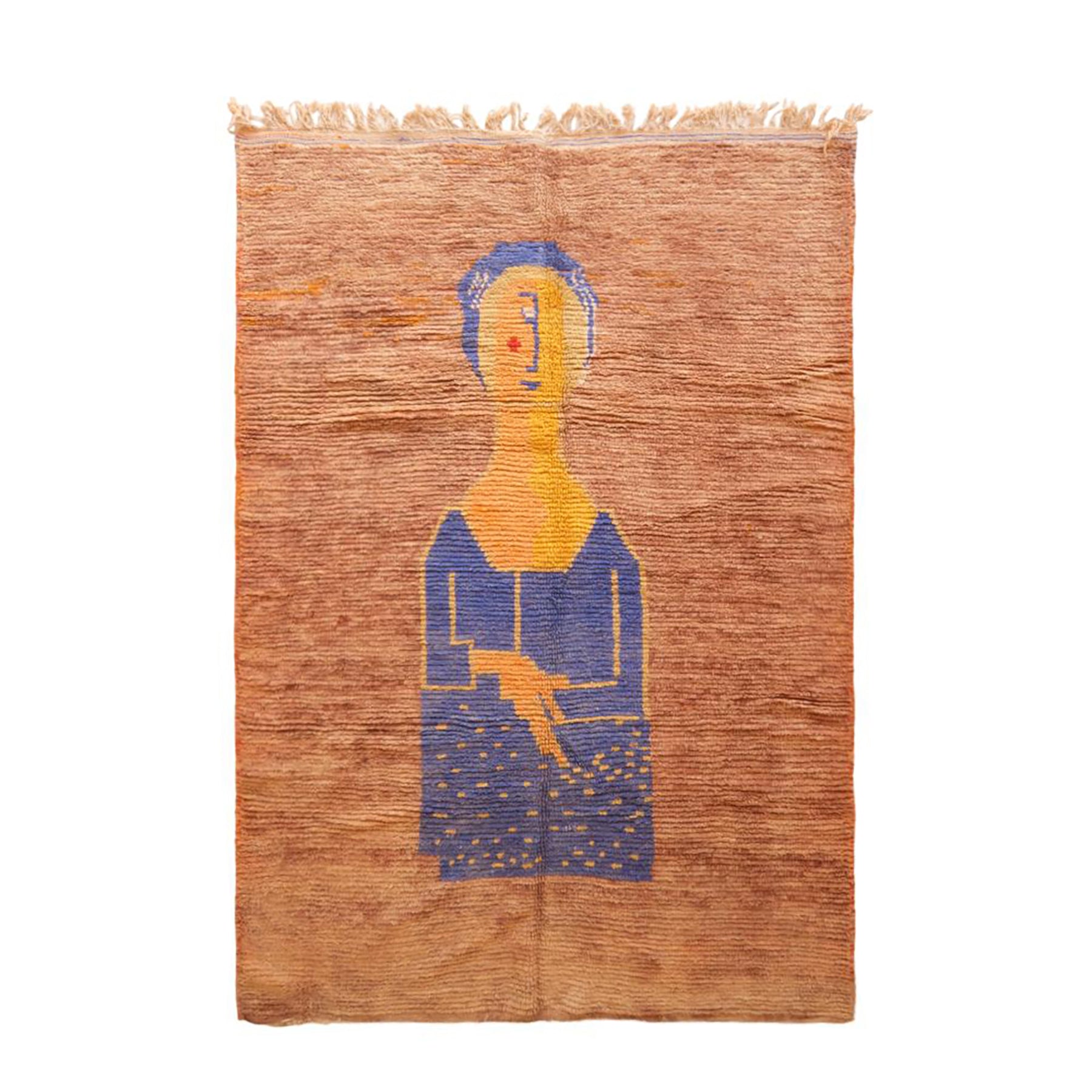 AFK Living vloerkleed Berber - handgemaakt - Wol - 80 cm x 240 cm