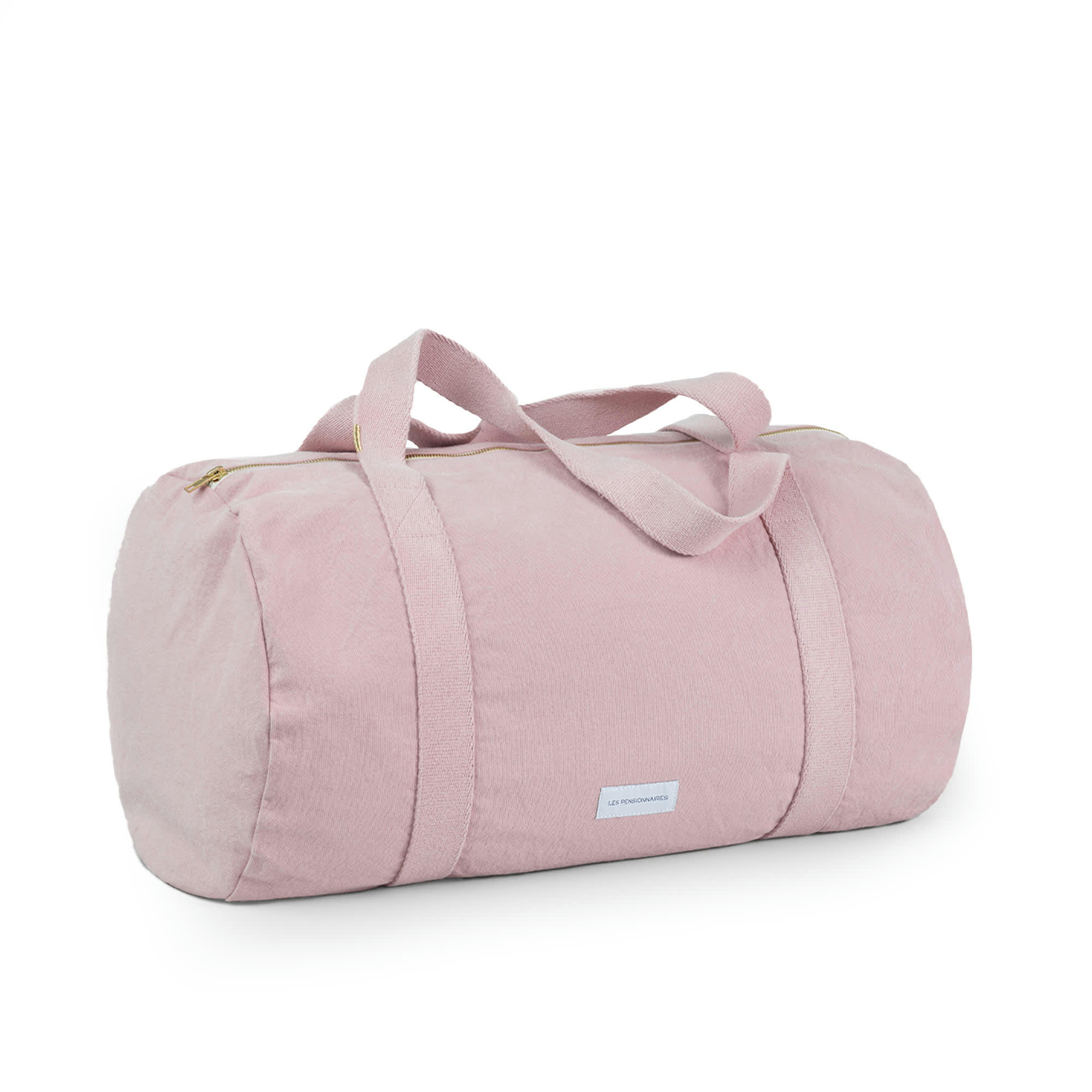 - Sac bowling en toile de coton bio rose délicat