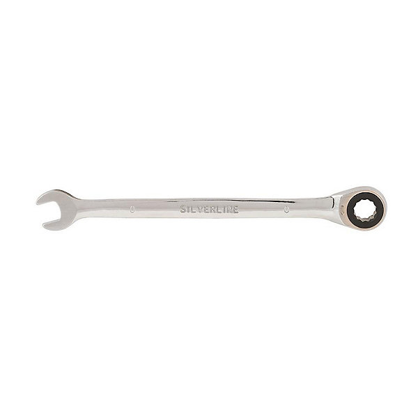 Clé Mixte à Cliquet 8 mm - Tête Droite, Précision et Efficacité - Outil Indispensable - Silverline