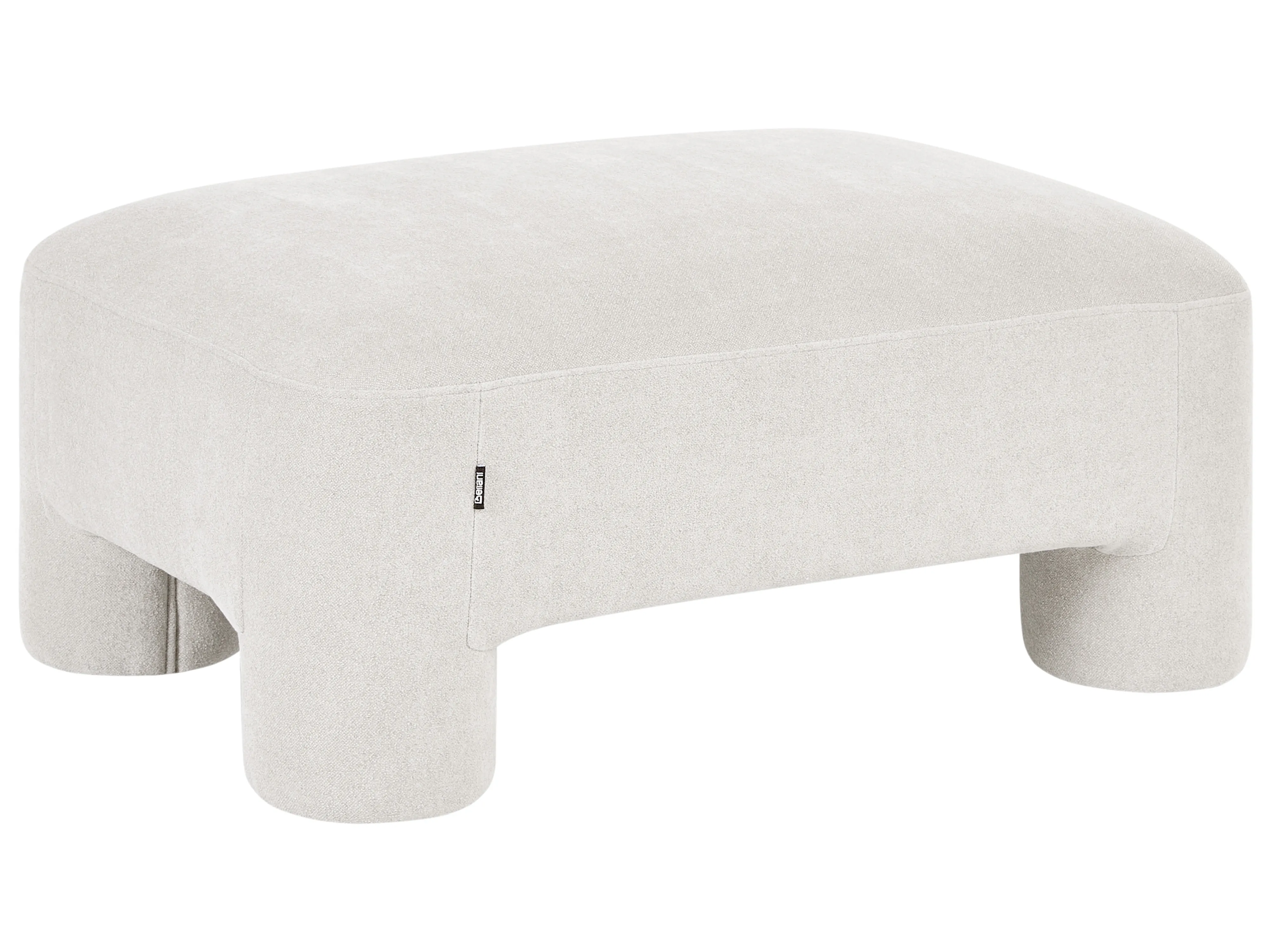 Ottoman HOGBO Fabric White