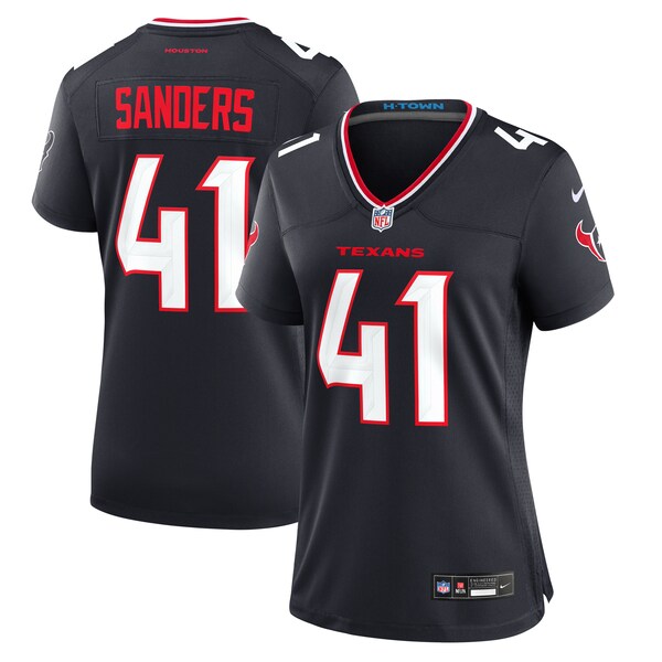 Myjai Sanders Houston Texans Nike Women's Team Game Jersey -  Navy