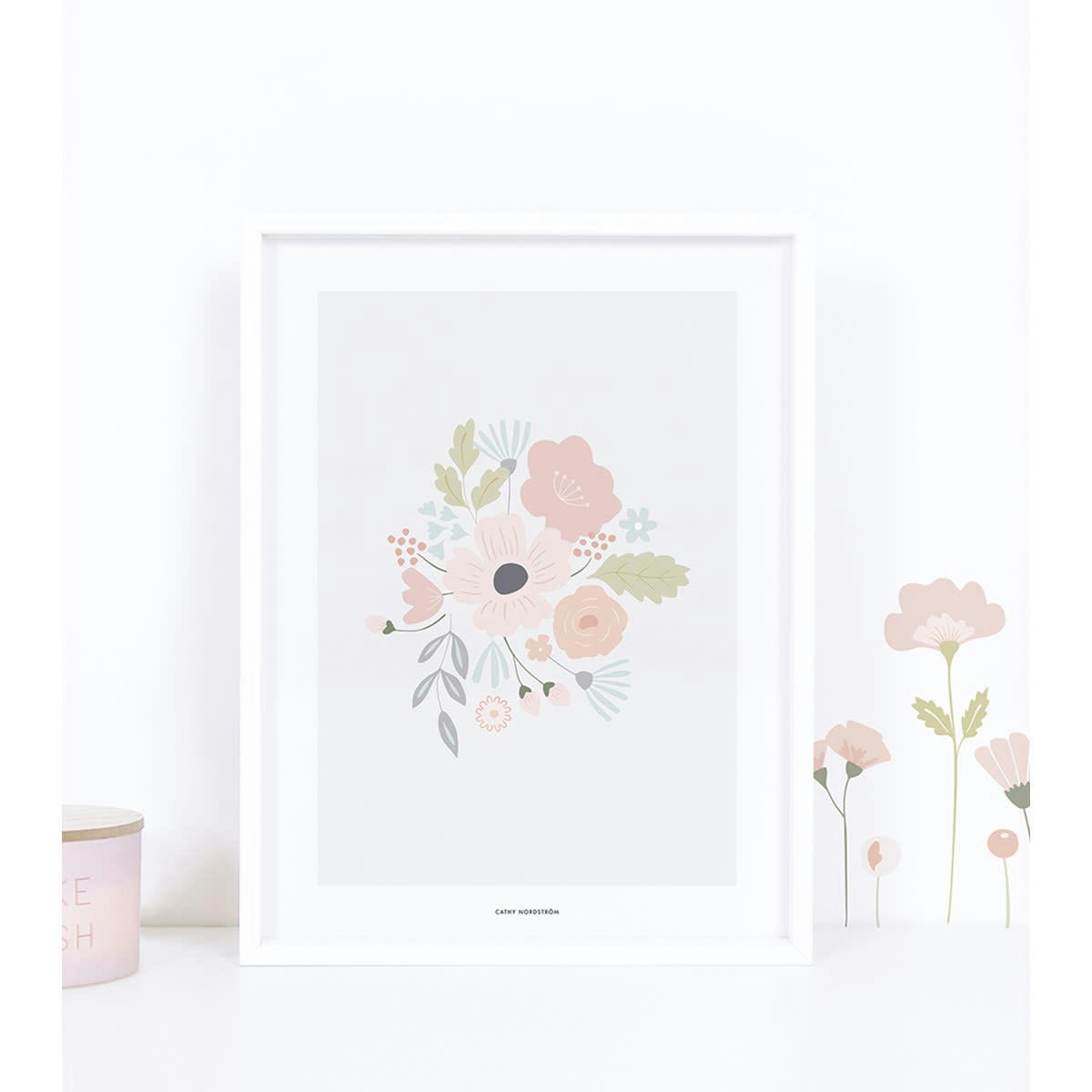 BLOOM - Affiche bouquet en Papier Multicolore