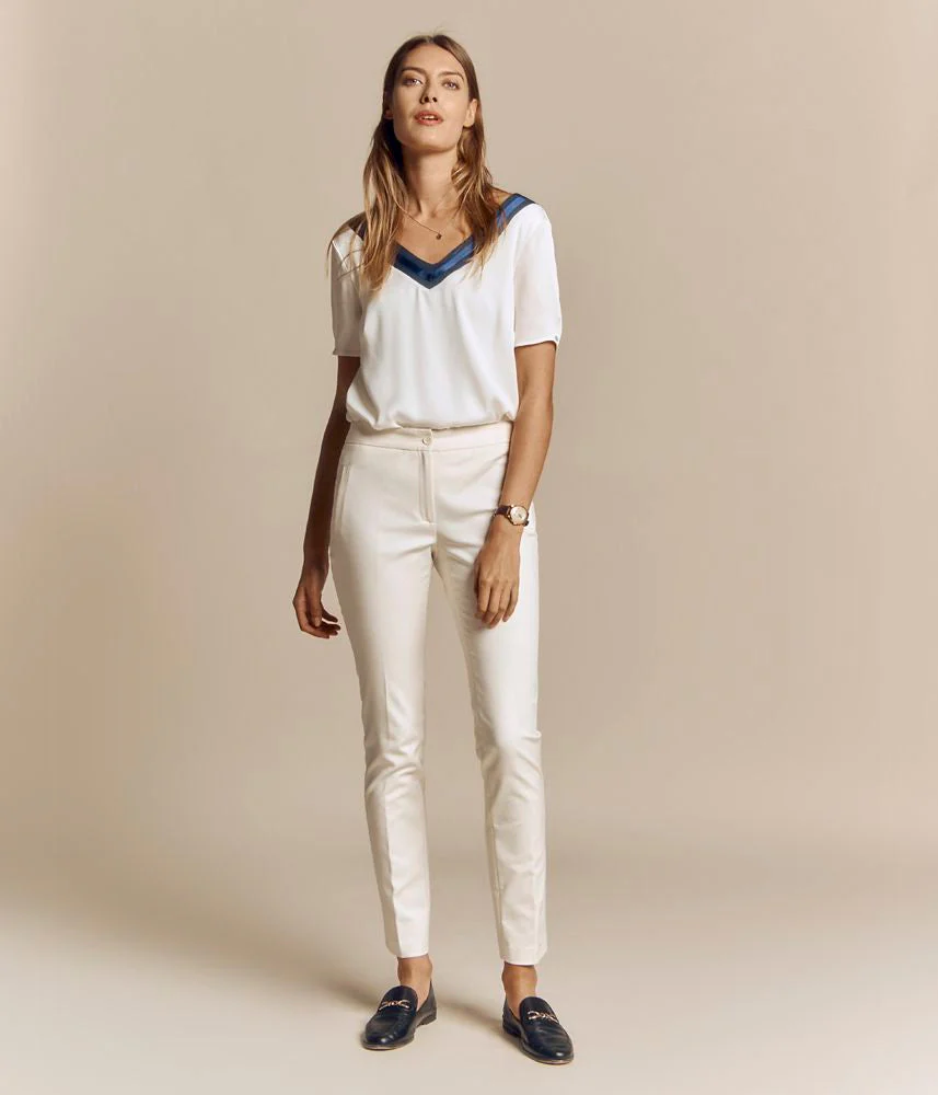 Pantalon droit POUNO77/77267/002
