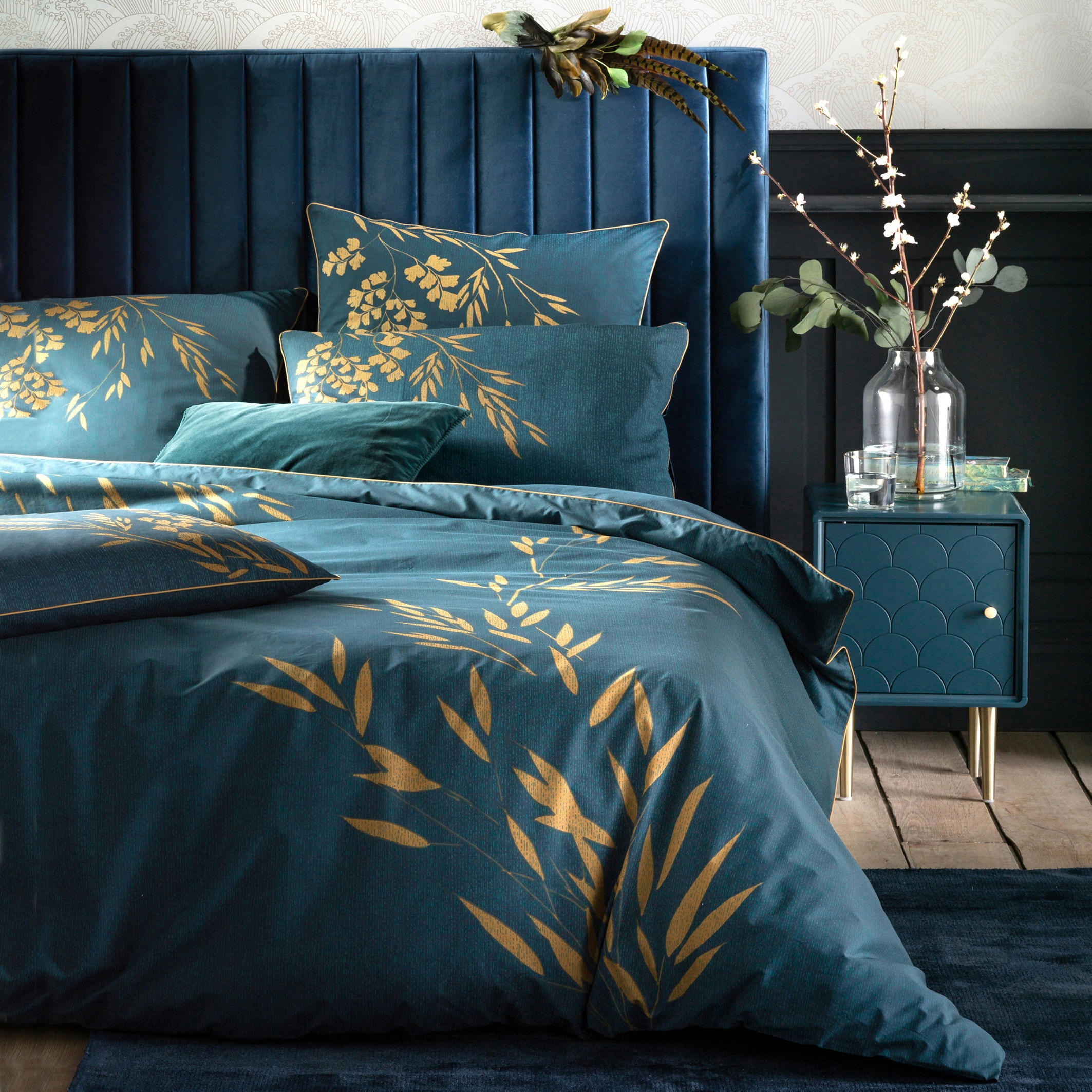 Drap housse percale de coton Izumi