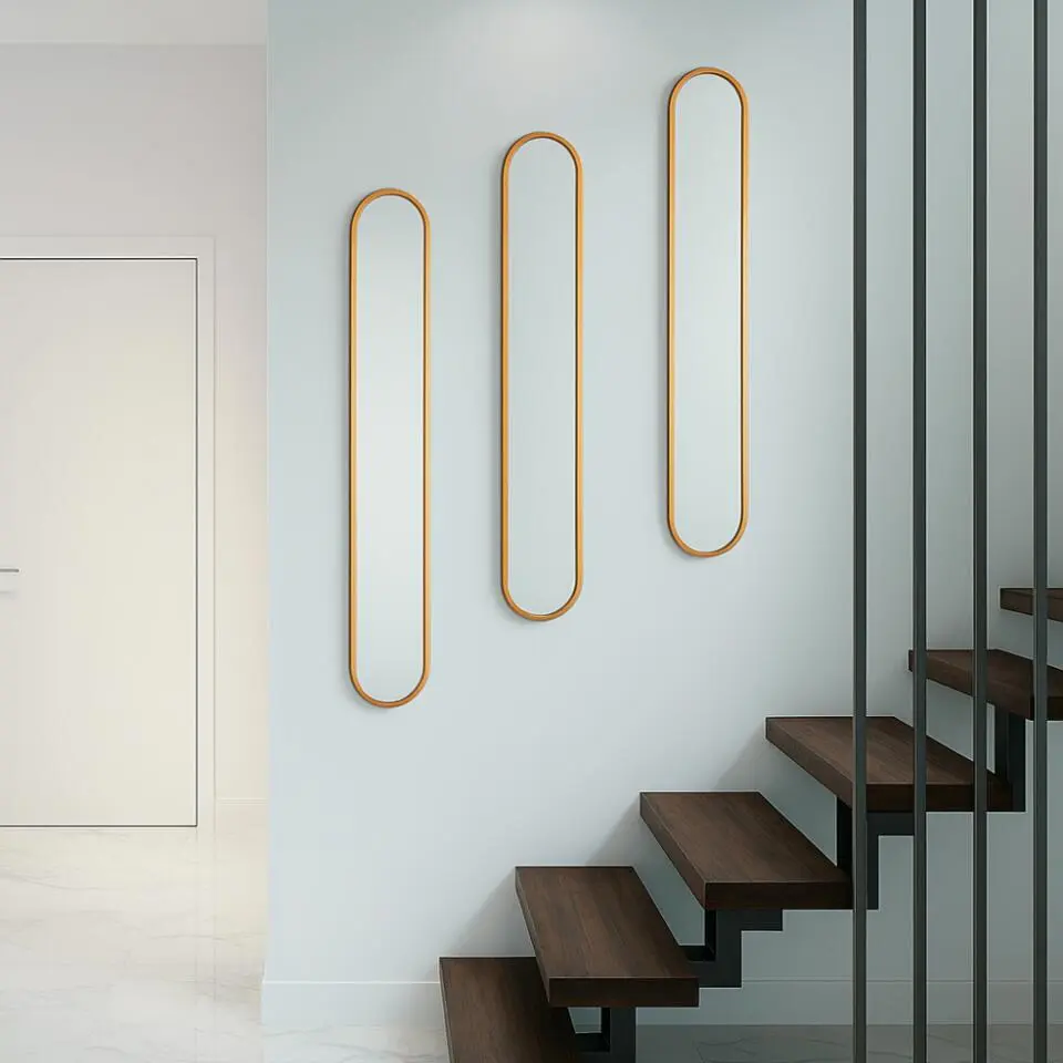 MISOU Spiegel Ovaal Moni - Goud